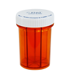 Pill Magic Amber Smart Weekly Pill Organizer Bottle with Push and Turn Child Resistant Cap- 50 Count