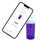 Purple Smart Vial Push and Turn Reversible Cap- 100 Count